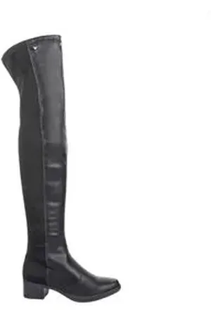 MISSISSIPI Bota Feminina Over The Knee Preta 35