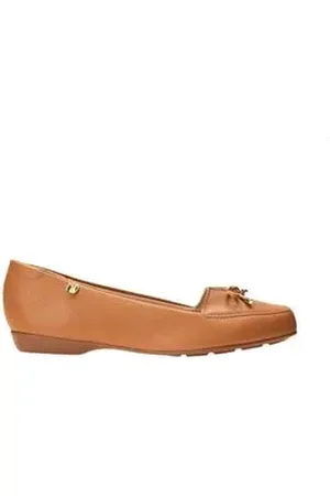 MODARE Sapatilha Feminina Bico Quadrado Marrom 33