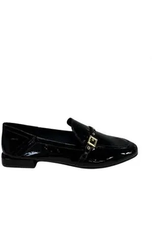 Luz da Lua Sapato Feminino Mocassim Verniz Preto 34
