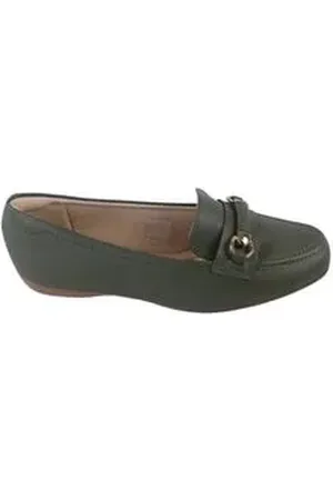 MODARE Sapatilha Feminina Bico Quadrado Verde 34
