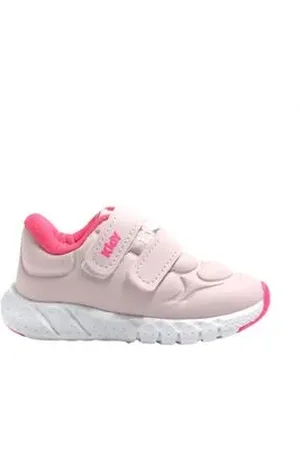 Kidy Tênis Running Infantil Slip On Rosa Nude Pink 16