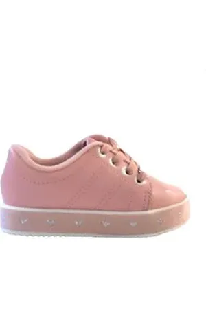 MOLEKINHA Tênis Casual Infatil Menina Rosa Rosa