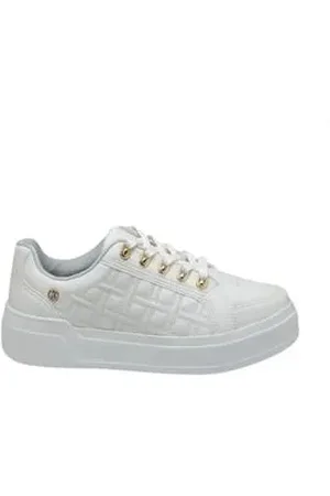 KOLOSH Tênis Moda Feminino Plataforma Branco 35