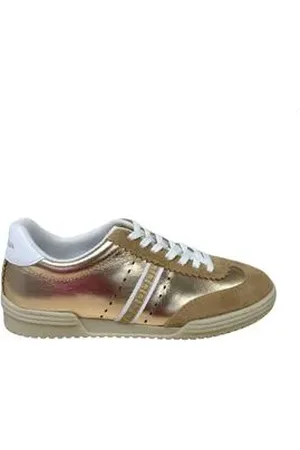 Luz da Lua Tênis Moda Feminino Dourado Cam Laminatti Nociolla