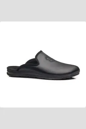 PEGADA Pantufa Masculina Aberta Preta 40
