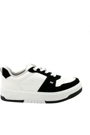 VIA MARTE Tênis Moda Feminino Branco E Preto Preto