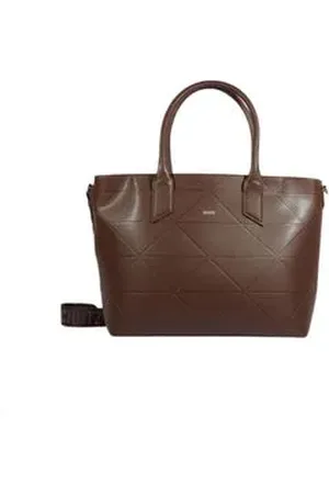 Schutz Bolsa Tote Tiracolo Grande Maely Marrom Browny Un
