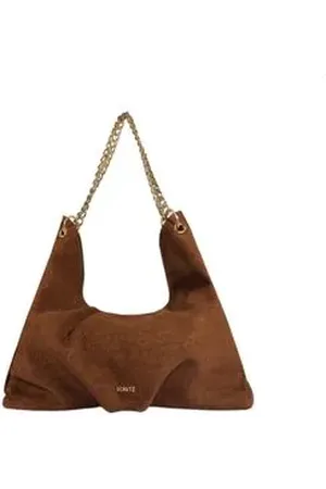 Schutz Bolsa Feminina Hobo Aryen Caramelo Pecan Brown Un