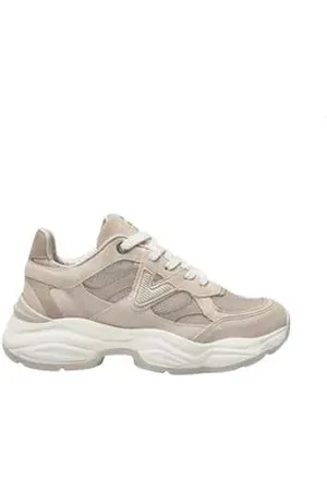 VIA MARTE Tênis Moda Feminino Chunky Bege Bege