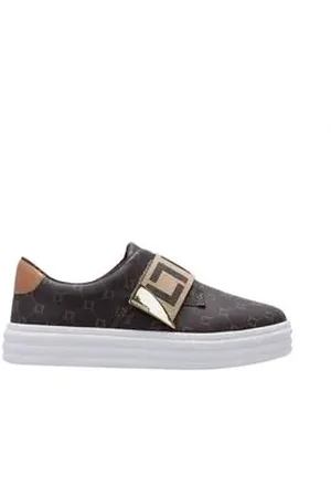 Luz da Lua Tênis Moda Feminino Monograma Mocca Mocca