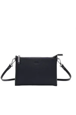 SANTA LOLLA Bolsa Feminina Transversal Clutch Floater Preta Preto 24 Un