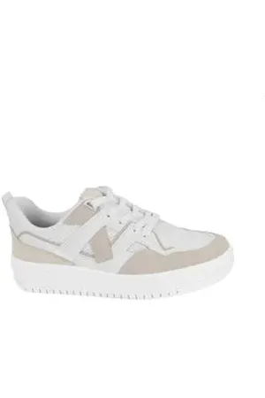 VIZZANO Tênis Moda Feminino Urban Branco E Cinza Branco