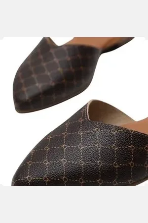 BEIRA RIO Sapatilha Slingback Monograma Café Café
