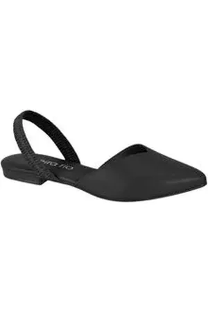 BEIRA RIO Sapatilha Feminina Mule Slingback Preta 34
