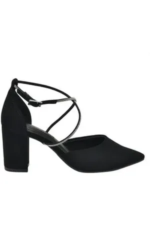 VIA MARTE Sapato Feminino Salto Médio Grosso Preto 34