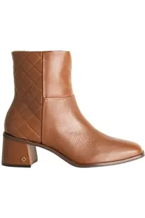 CAPODARTE Bota Fem Cano Medio Mogno 34