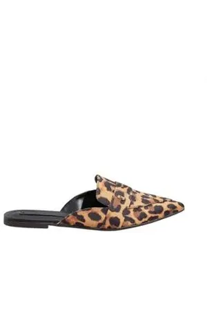 SANTA LOLLA Sapato Feminino Mule Mocassim Onça Onça Natural 36