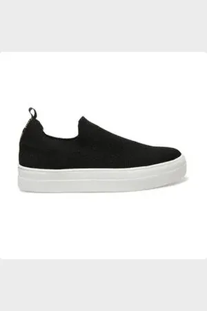 SANTA LOLLA Tênis Moda Feminino Slip On Preto 34