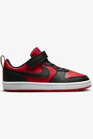 Nike Tênis Casual Infantil Court Borough Low Recraft Vermelho E Preto Black