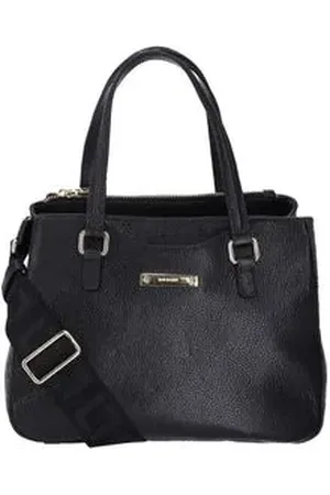 Luz da Lua Bolsa Feminina Pequena Couro New Ridge Preta Un