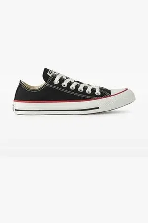 Converse Tênis Adulto Casual All Star Chuck Taylor As Core Ox Preto E Vermelho Preto