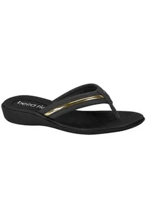 BEIRA RIO Tamanco Feminino Anabela 8224.863 Preto