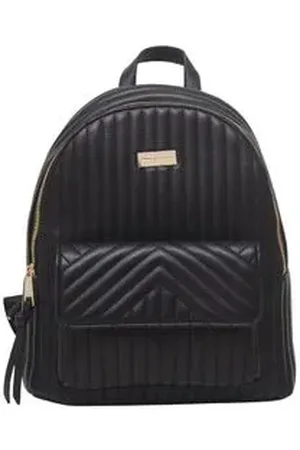 DAYANE MAGALHÃES Mochila Grande Matelassê Feminina Dayane Magalhães Preta Un