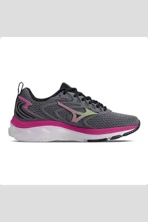 Mizuno Tênis Running Infantil Space 4 Junior Cinza 30