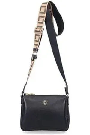 Luz da Lua Bolsa Feminina Tiracolo Média New Ridge Preta Un