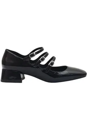DAYANE MAGALHÃES Sapato Boneca Vintage Tiras Fivela Dayane Magalhães Preto Verniz 39