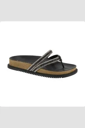BEIRA RIO Tamanco Feminino Papete Preto Preto