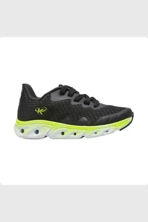Kidy Tênis Running Infantil K-360 Energy Preto E Verde Preto