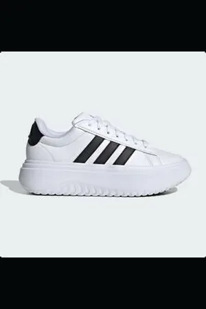 adidas Tenis Casual Fem Casual Grand Court Platform Ie1092- Ftwwht