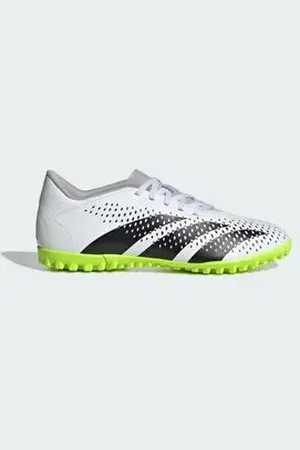adidas Chuteira Society Masculina Predator Accuracy.4 Branca E Verde Ftwwht