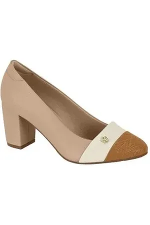 MODARE Sapato Fem Salto Alto Grosso 7377.116 Fixo-96527 Bege