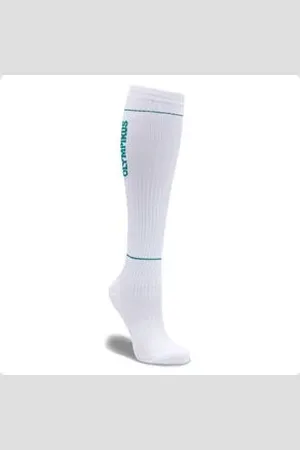 OLYMPIKUS Meia Feminina Cano Longo Branca 33