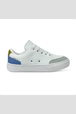 KLIN Tênis Casual Básico Infantil Branco Branco
