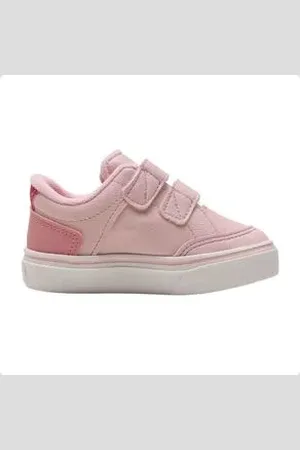 KLIN Tênis Casual Menina Bebe Rosa Rosa Claro