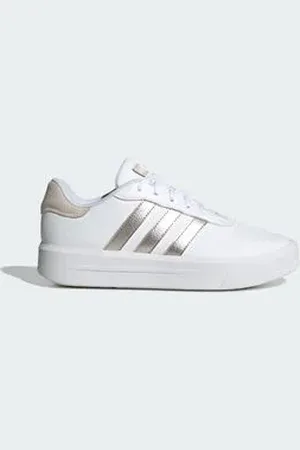 adidas Tenis Casual Fem Casual Court Platform Id1969- Ftwwht