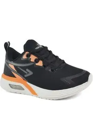 Box 200 Tênis Running Infantil Preto E Laranja Off