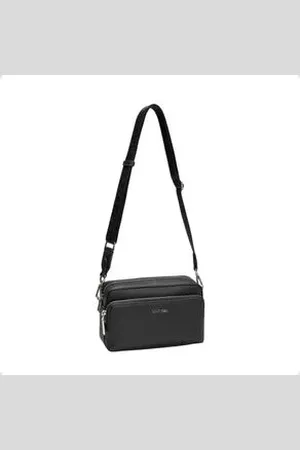 Calvin Klein Bolsa Feminina Com Alça Larga Transversal Preta Un