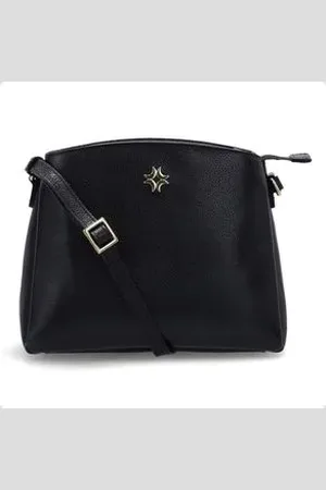 Luz da Lua Bolsa Feminina Tiracolo Média Preta Un
