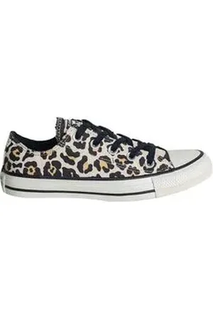 Converse Tênis Casual Feminino Chuck Taylor All Star Animal Print Ox Bege Amendoa Bege
