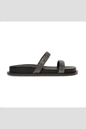 SANTA LOLLA Tamanco Feminino Papete Preto 33