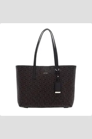 Calvin Klein Bolsa Feminina Transversal Marrom Un