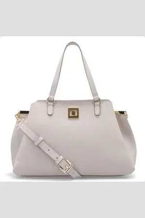 Luz da Lua Bolsa Feminina Tote Média Branca Un