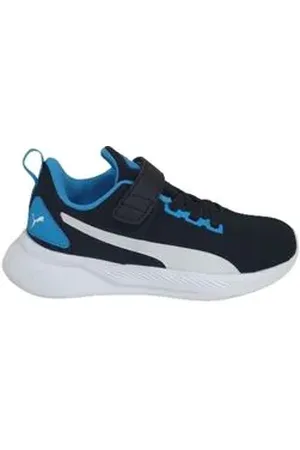 PUMA Tênis Running Infantil Flyer Runner Mesh V Ps Bdp Preto Black