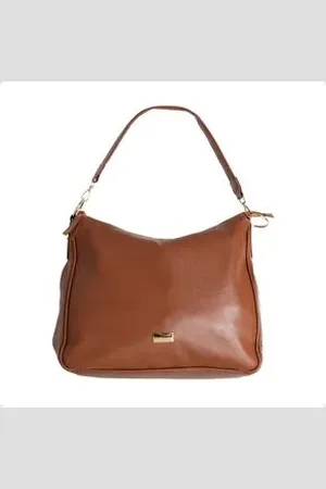 DAYANE MAGALHÃES Bolsa Tiracolo Lisa Básica Dayane Magalhães Fly Conhaque Un