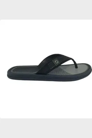 CARTAGO Chinelo Masculino Dedo Mariorca Preto Cinza