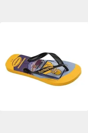 Havaianas Chinelo Masculino Dedo Simpsons Amarelo Amarelo Pop 39